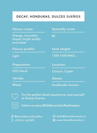 DECAF, Honduras - Dulces Suenos