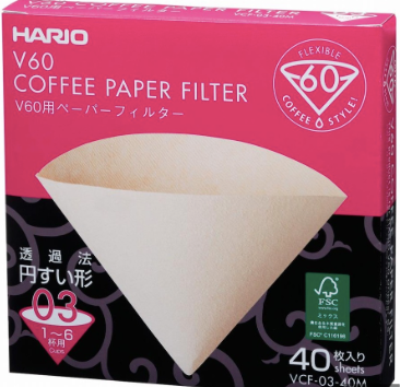 Hario V60 03 paper filters (40)