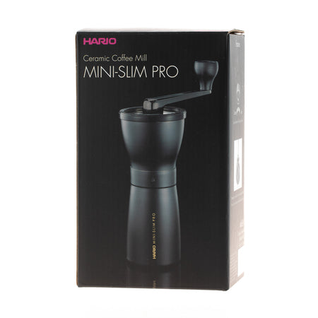 HARIO Mini Slim Pro Black Coffee Mill - Hand Grinder